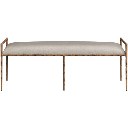 Esai Zenith Taupe Grey Bench